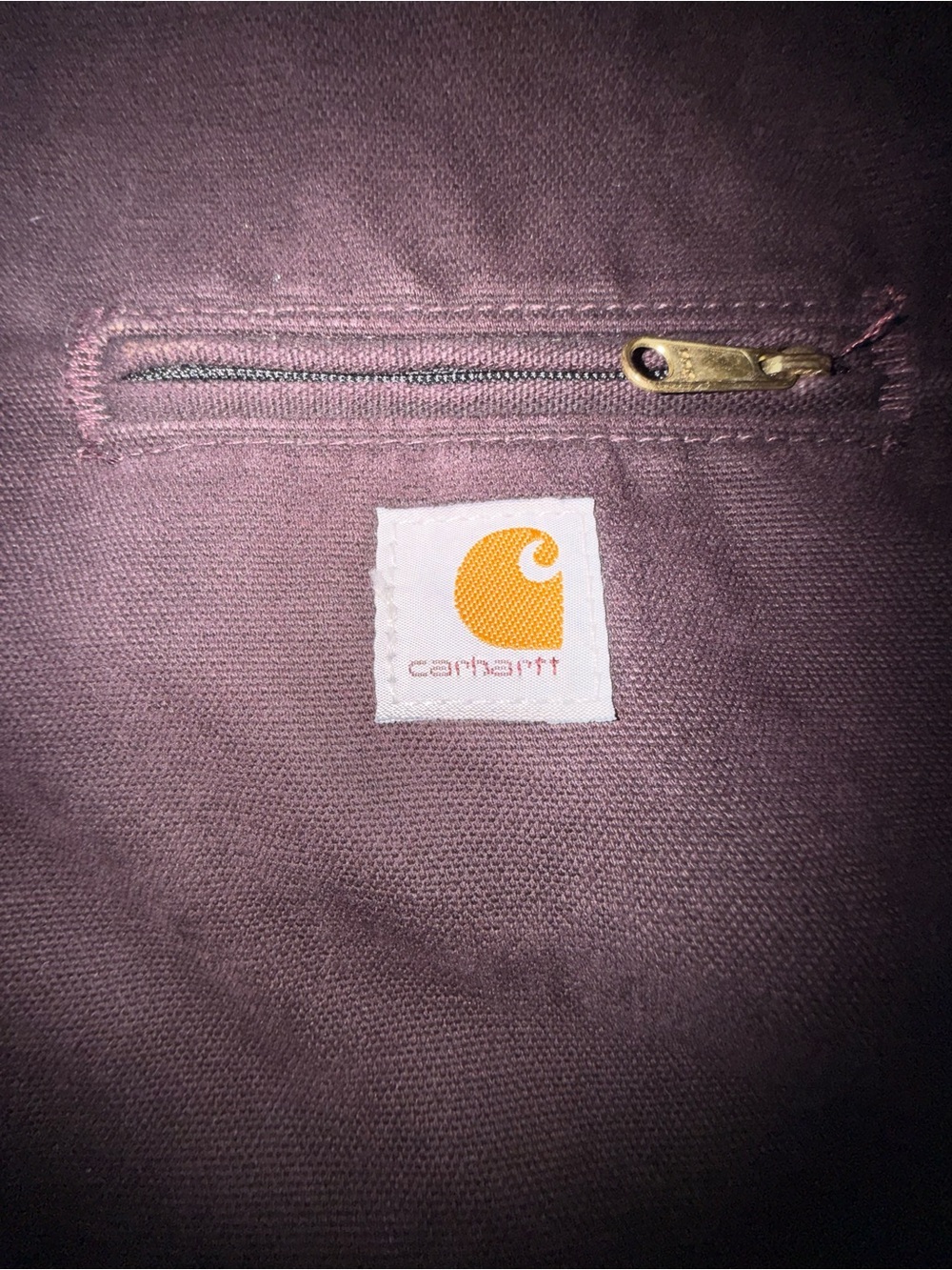 XL (16-18) women’s Carhartt Plum Hooded Work Jacket - Picture 5 of 8